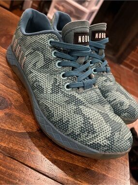 NOBULL Teal Knit Athletic Training Shoes